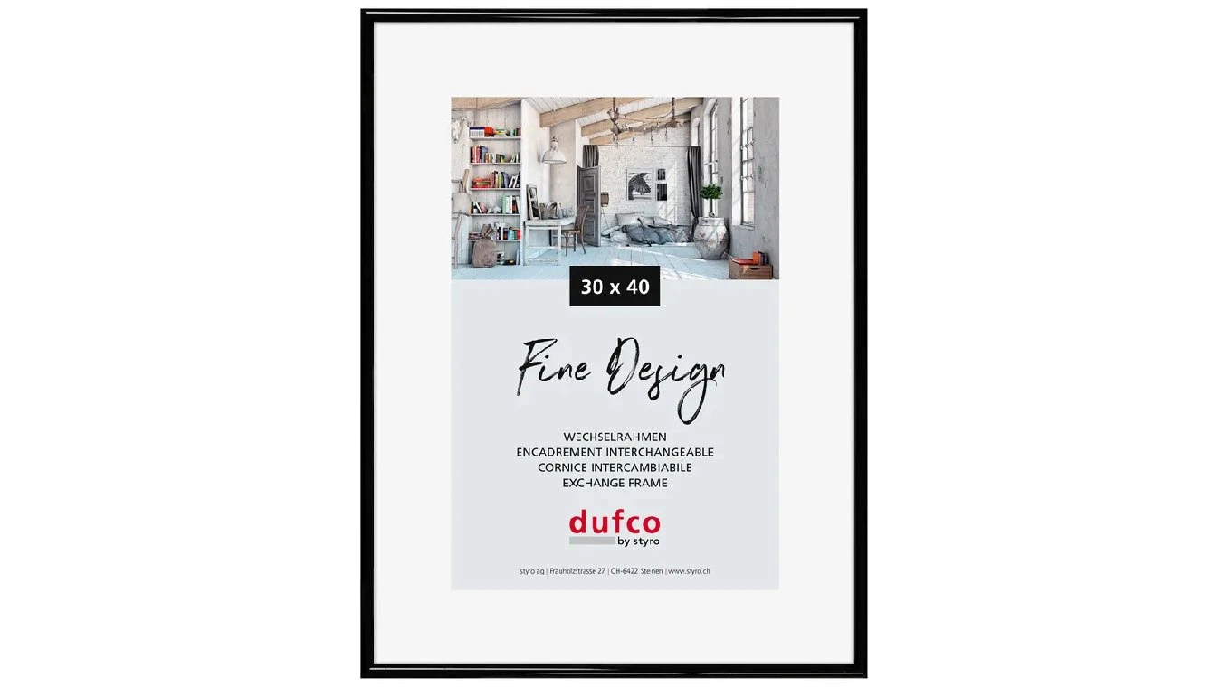 DUFCO Cadre photo PP "Fine Design" 30 x 40 cm