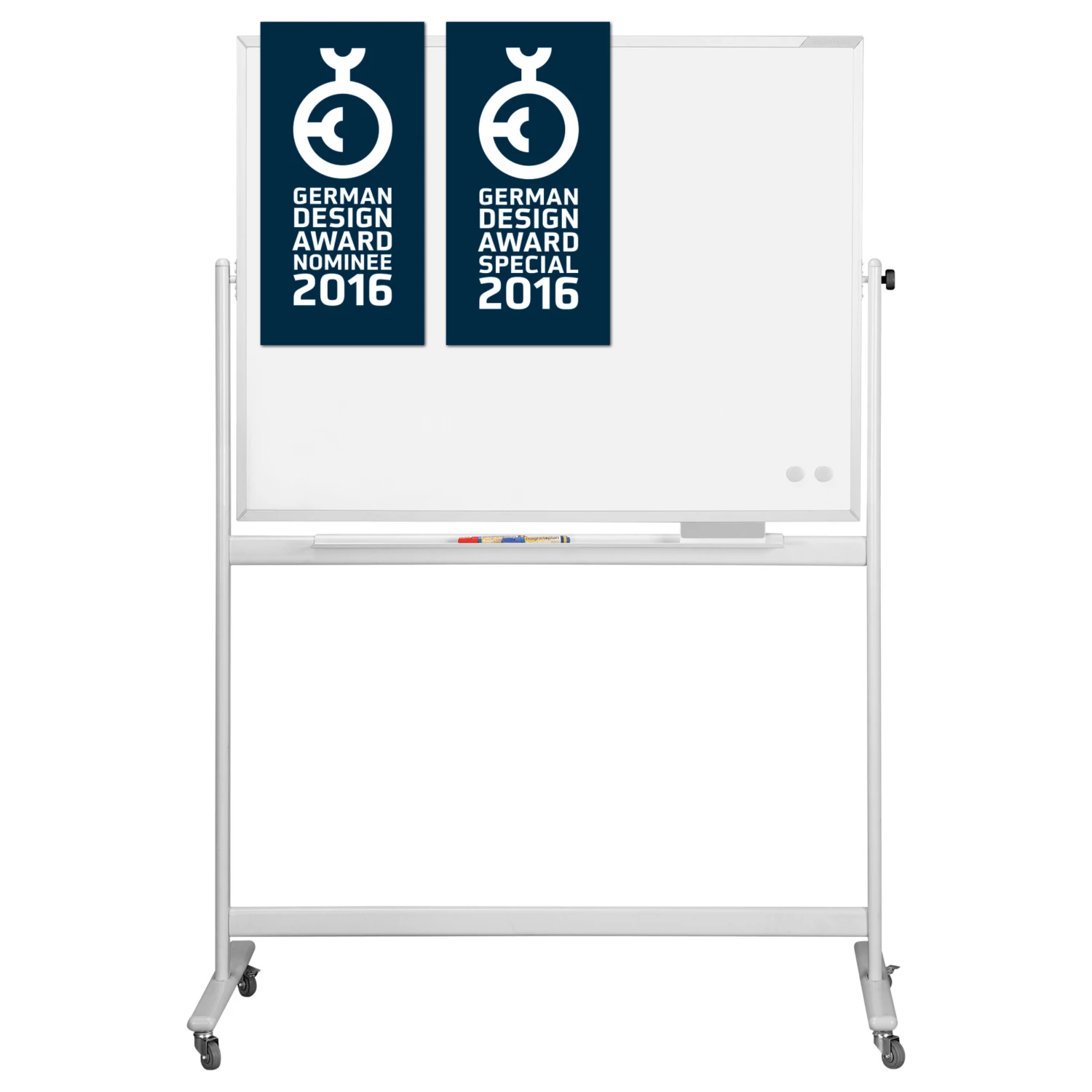 MAGNETOPLAN Design-Whiteboard CC mobile 120 x 90 cm