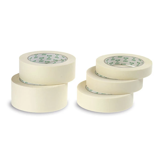 Ruban de masquage beige, 50 mm x 50 m, 24 rouleaux