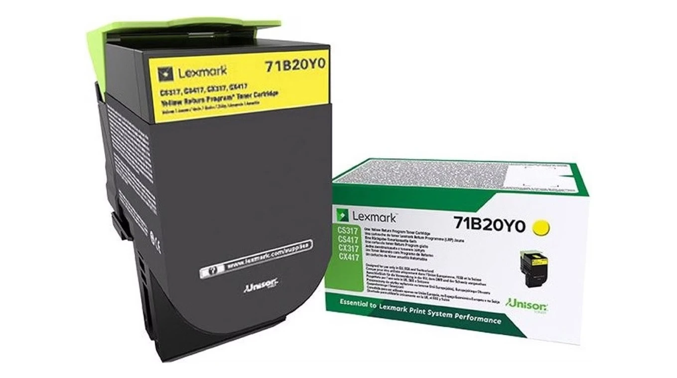 LEXMARK 71B20Y0 3K Return Program Tonerpatrone Gelb