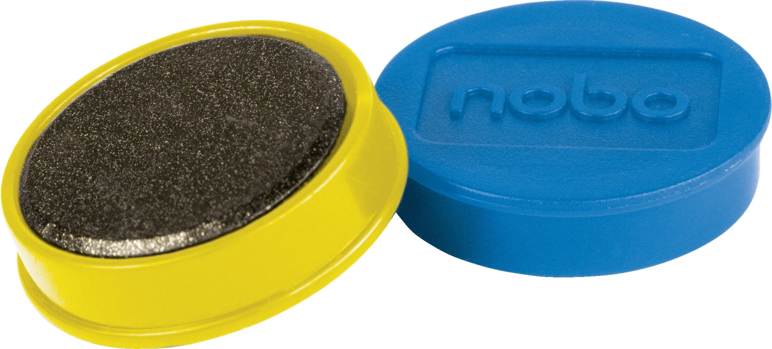 NOBO Magnet rund 32 mm - assortiert (10x)