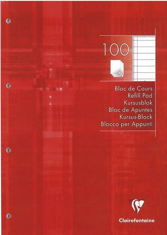 CLAIREFON Bloc Classeur A4