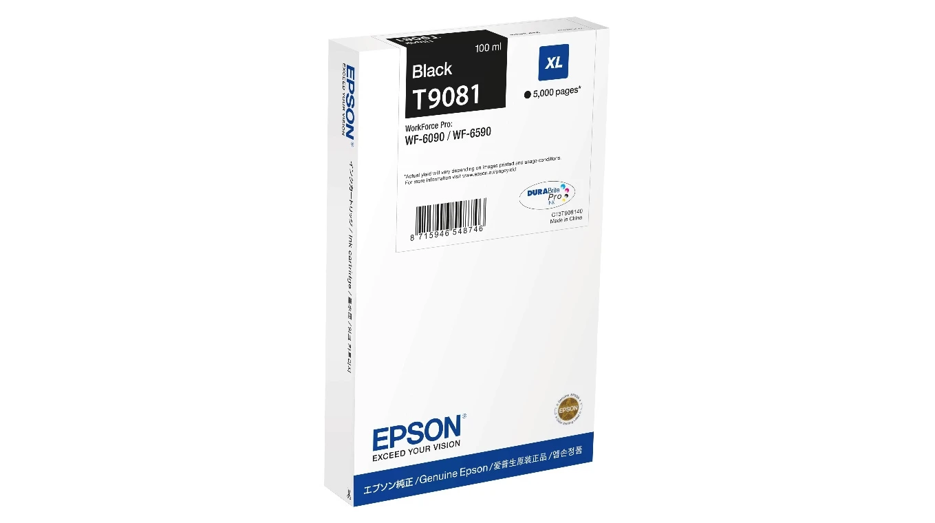 EPSON T90814N Tintenpatrone XL schwarz
