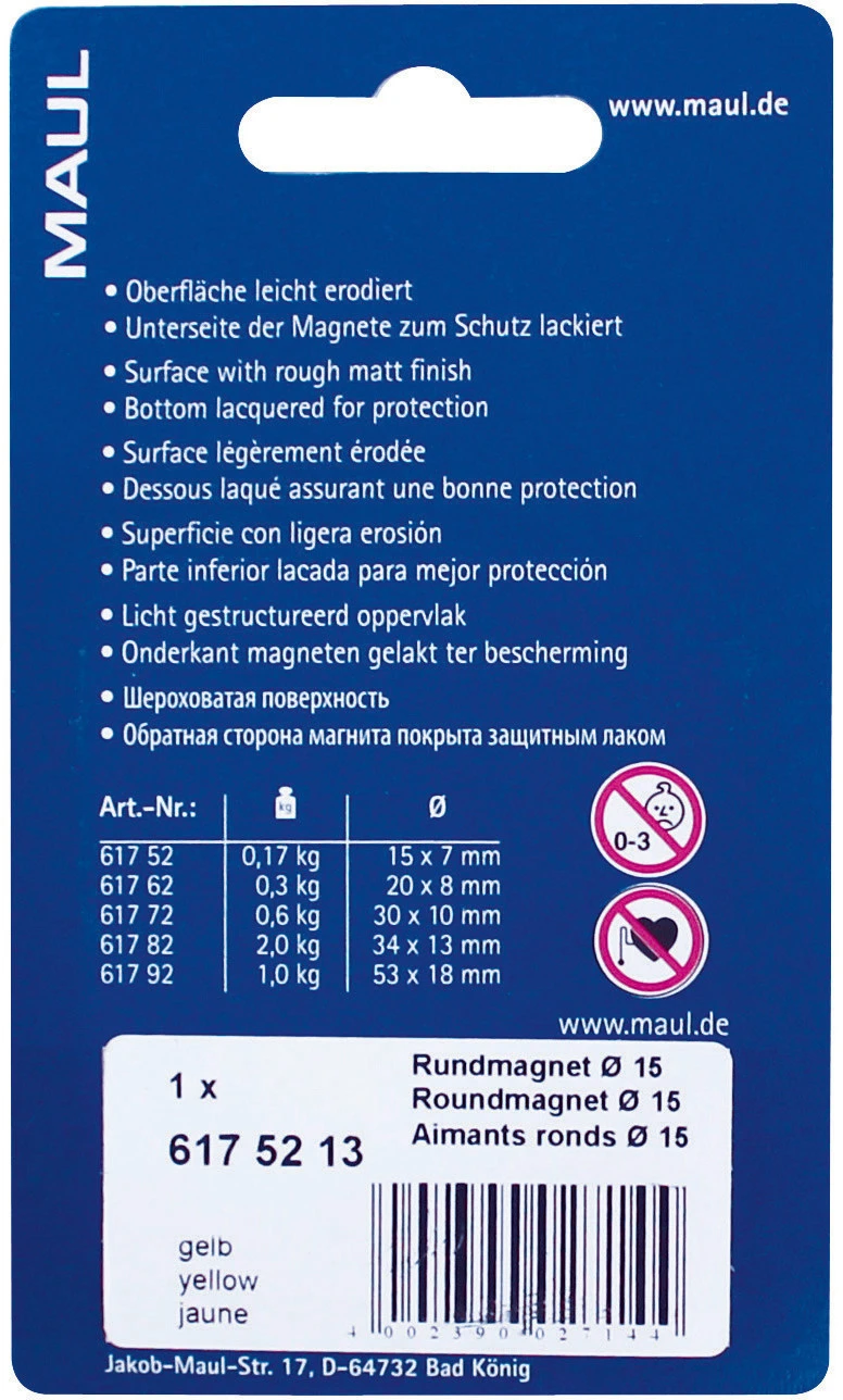 MAUL Magnete 15mm