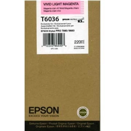EPSON T603600 Tintenpatrone vivid light magenta