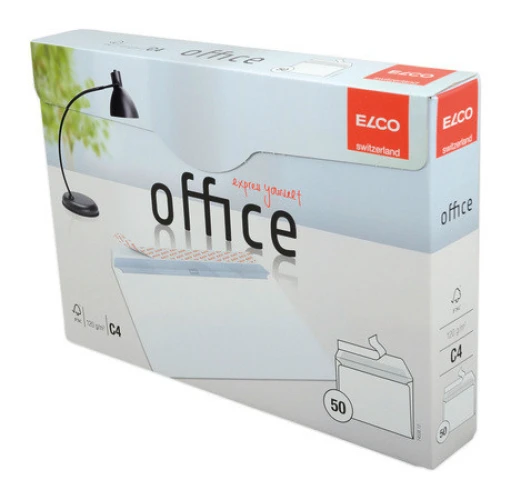 ELCO Enveloppes Office C4 120g/m2, sans fenêtre