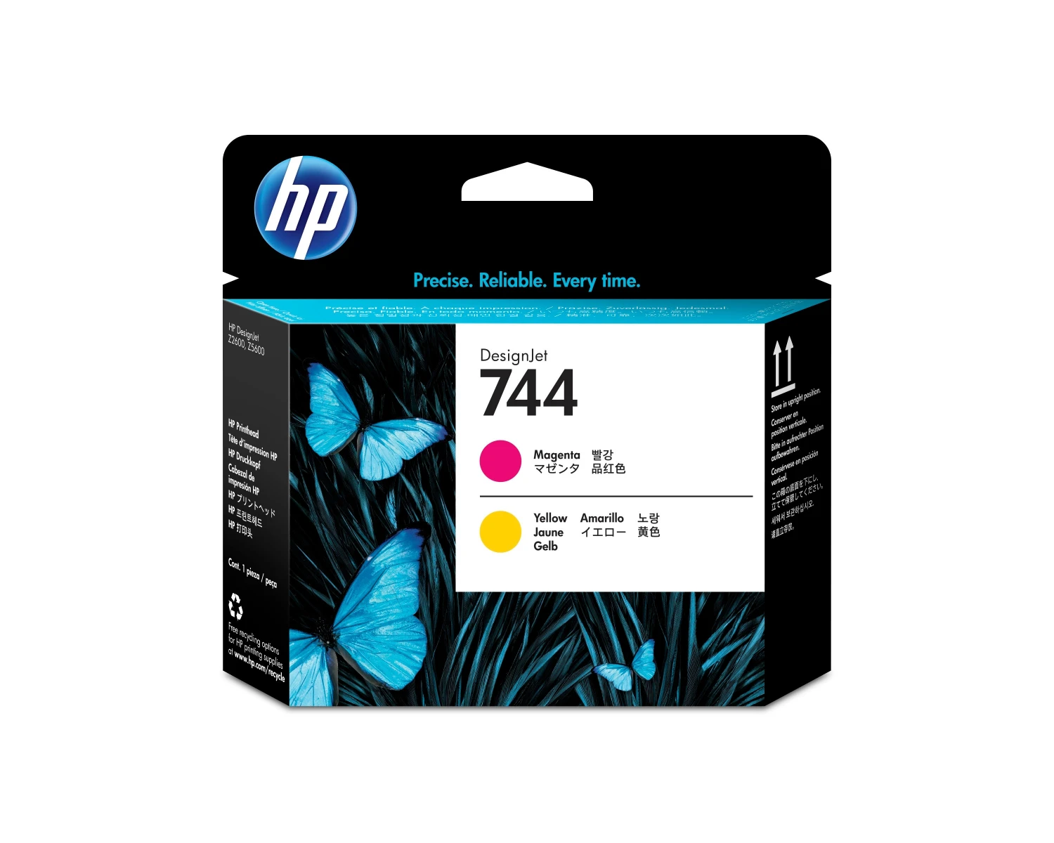 HP 744 Druckkopf magenta/yellow
