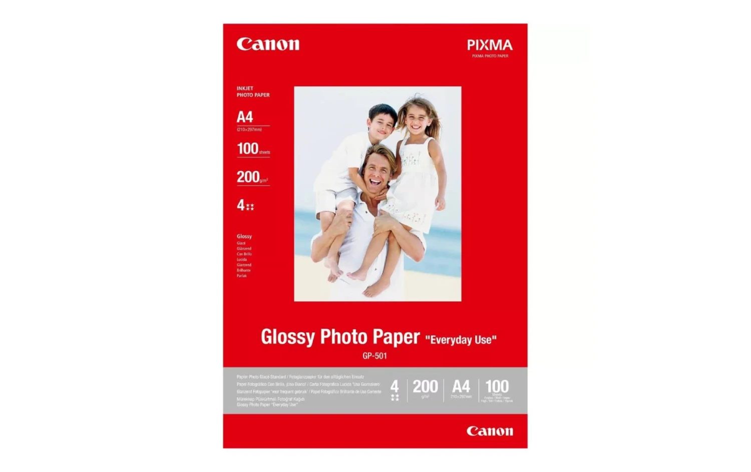 CANON GP-501 Glossy Papier photo A4 200g/m2