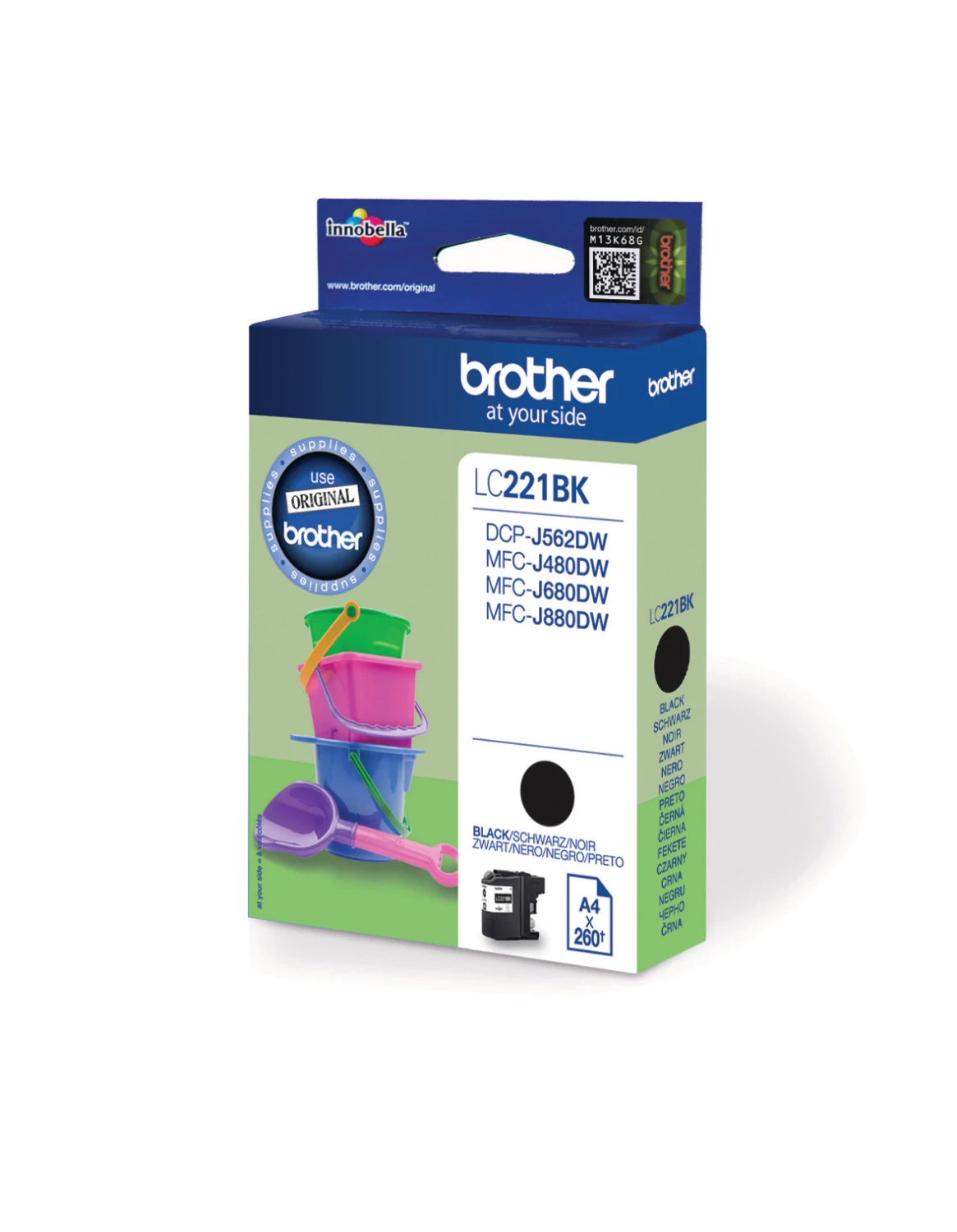 BROTHER LC-221BK Tintenpatrone schwarz