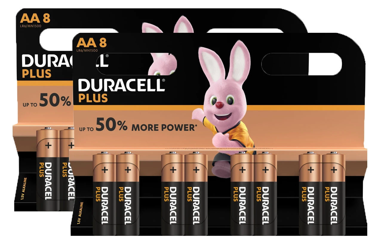 DURACELL Piles PlusPower AA 8x8pcs