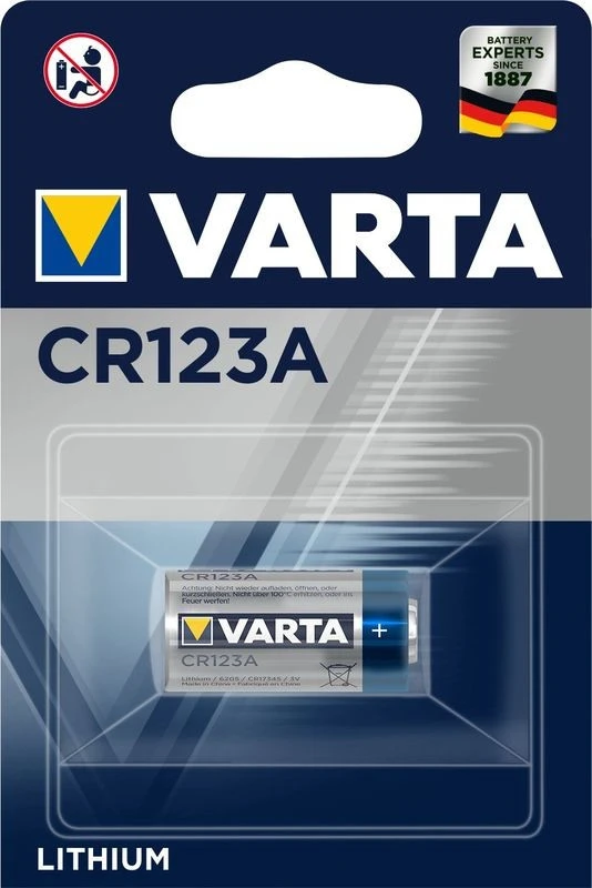 VARTA Pile Lithium CR123A,3V