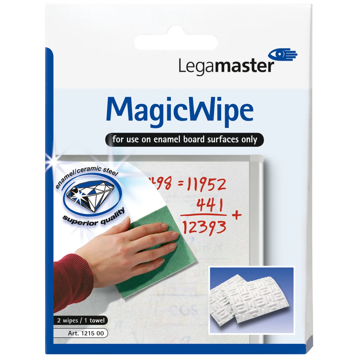 LEGAMASTER MagicWipe Chiffons de nettoyage Paquet de 2