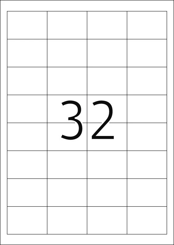 HERMA 4200 Etiketten PREMIUM 48.3  x 33.8 mm, 25 Blatt