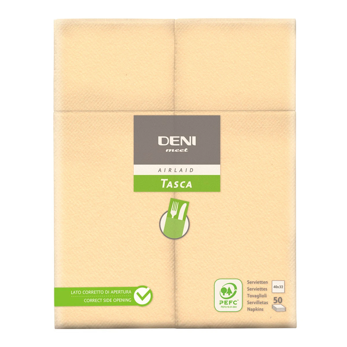 DENI meet Besteck-Servietten 50 Stück
