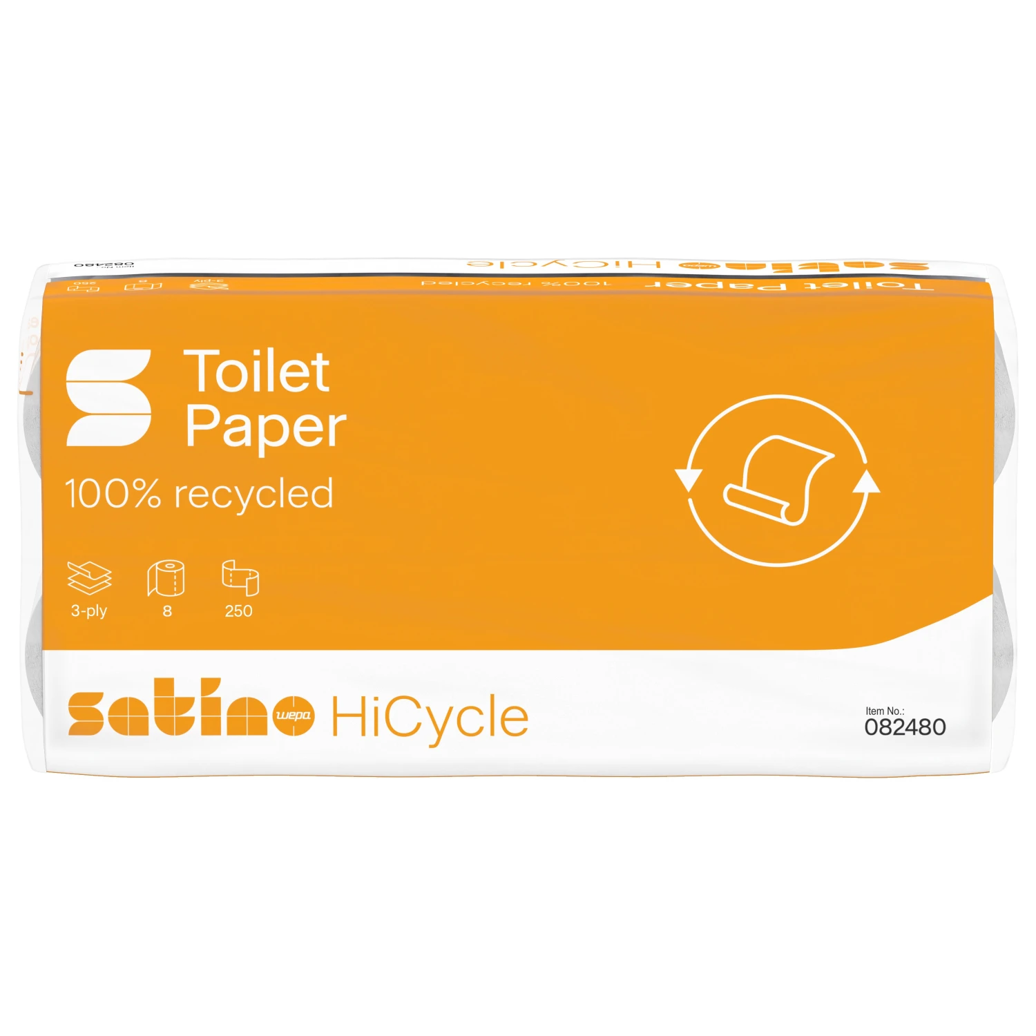 SATINO Papier toilette Smart 3 couches, 8 rouleaux