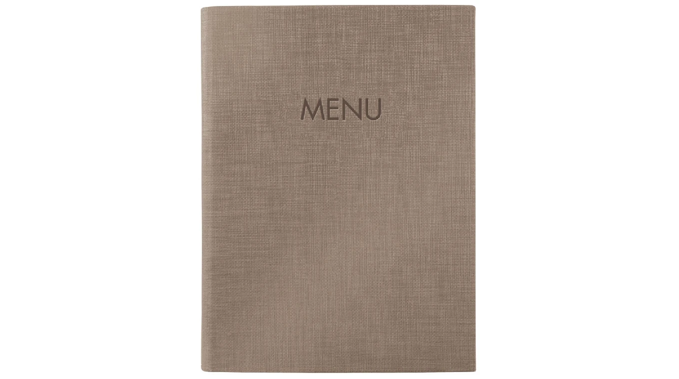 SIGEL Porte-menu - avec reliure élastique - pour 8 pages - avec reliure élastiqu