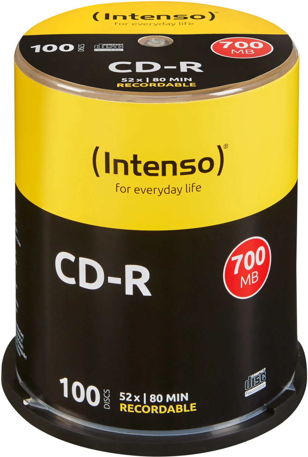 INTENSO CD-R Cake Box 80MIN/700MB - 100 pcs.