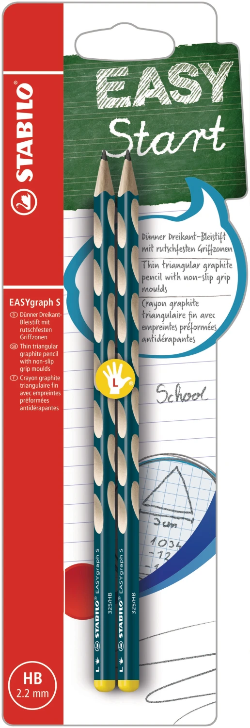 STABILO Bleistift EASYgraph S HB - L (2x)