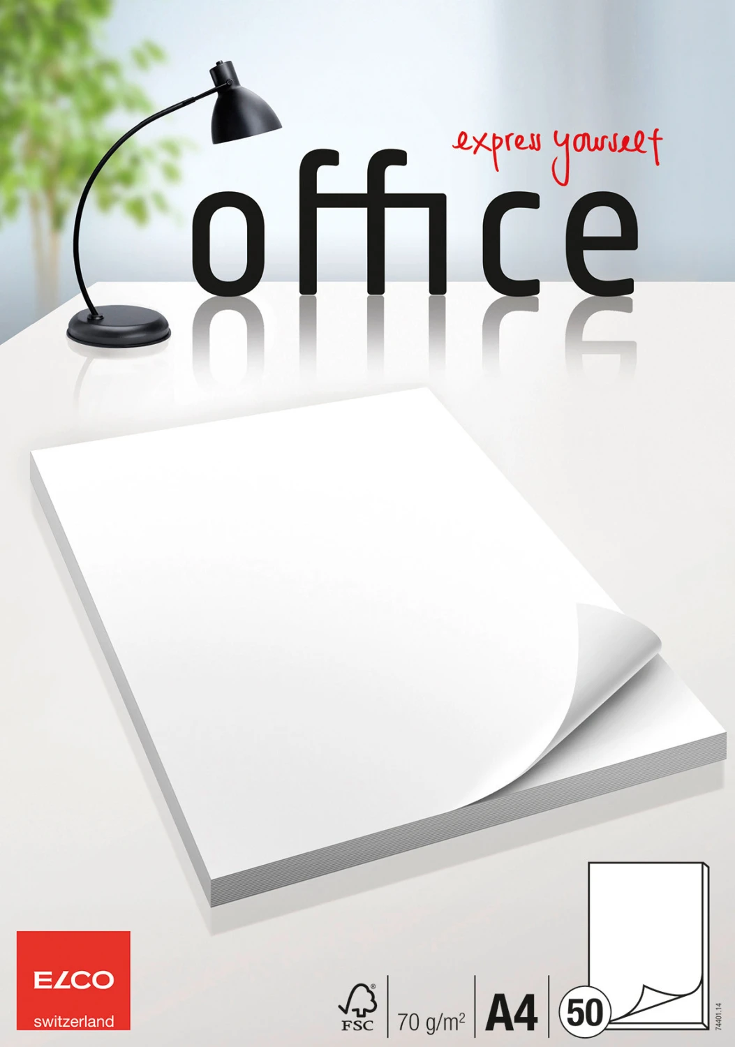 ELCO Schreibblock Office A4 70g/m2 - unliniert