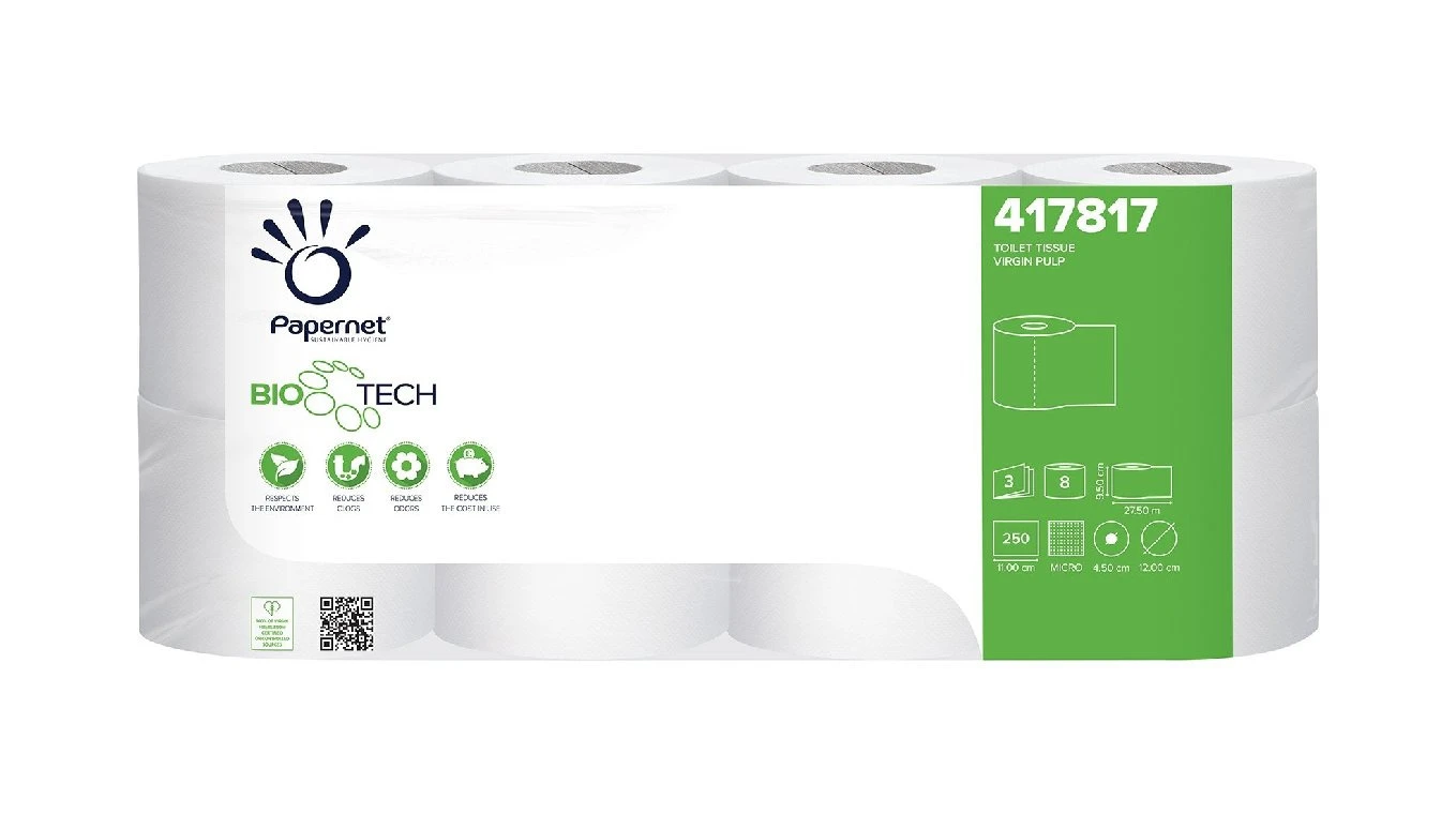 PAPERNET Papier toilette BioTech 3 couches, 56 rouleaux