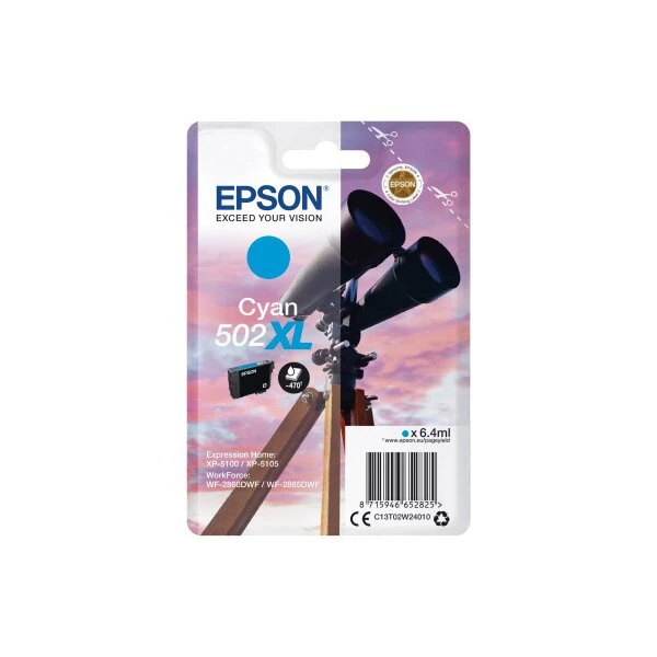 EPSON 502XL Cartouche d'encre cyan