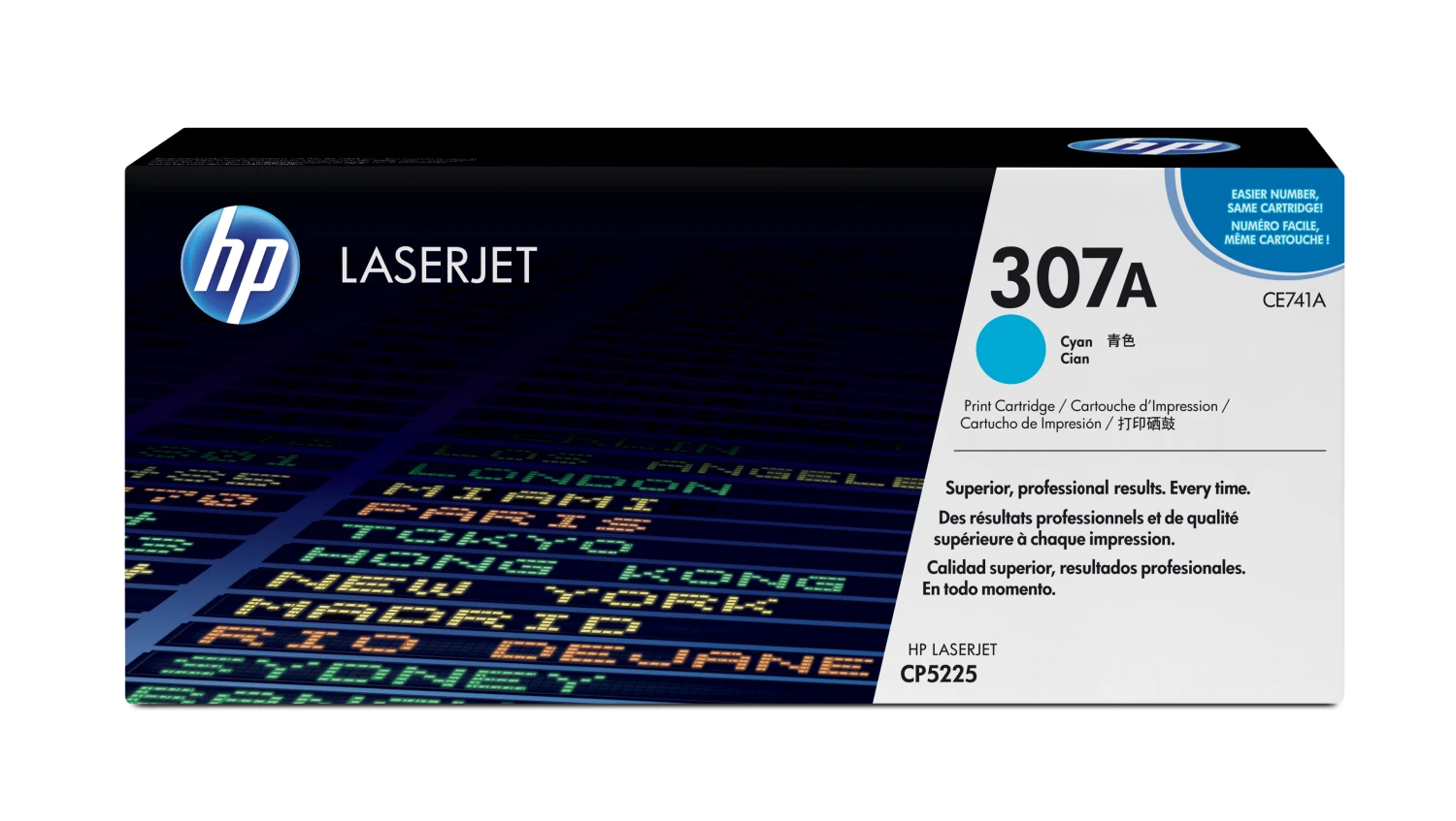 Hewlett Packard Toner cyan (CE741A, 307A)