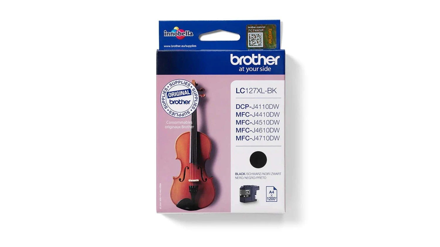 BROTHER LC127XLBK Tintenpatrone XL schwarz