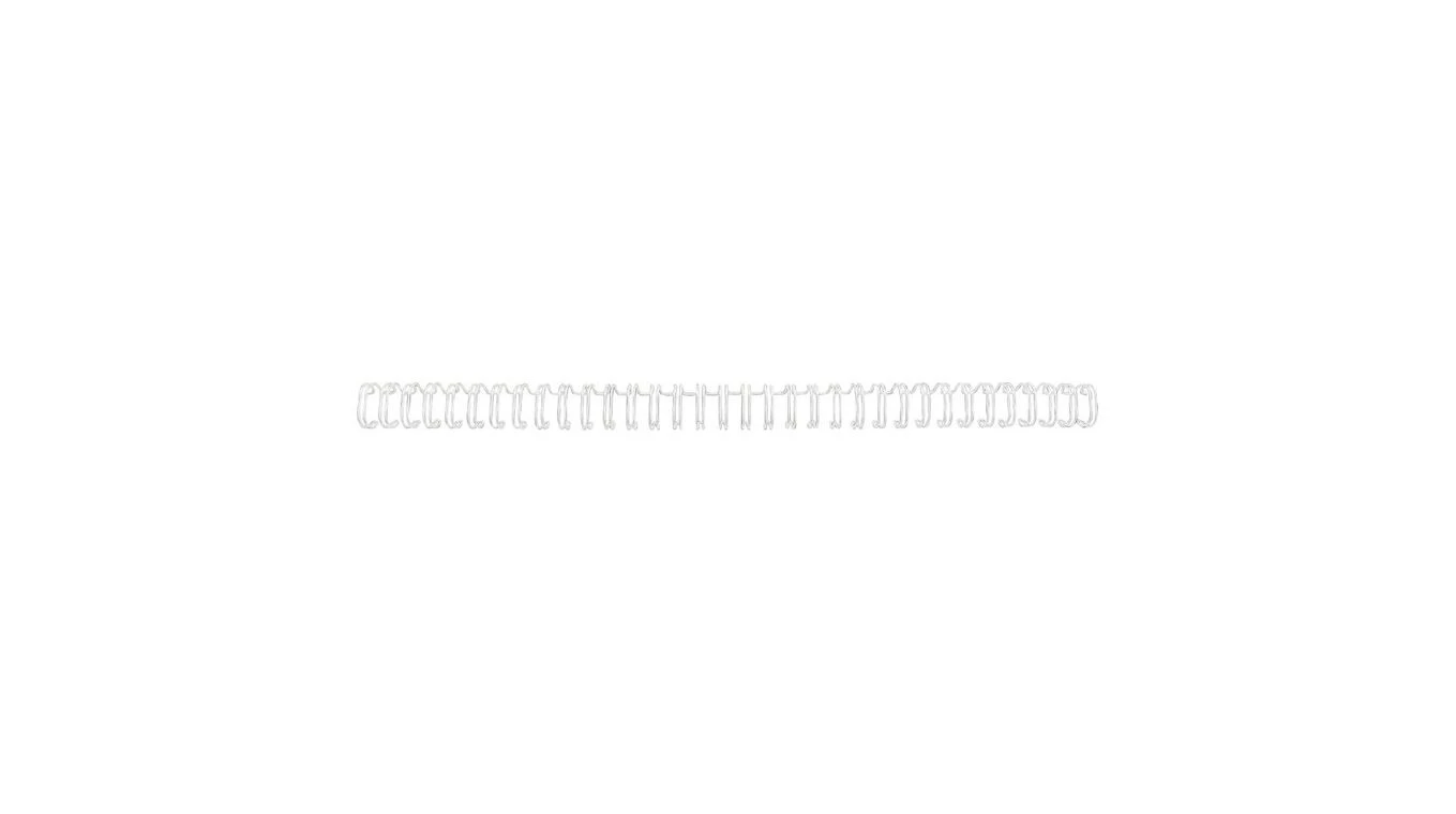 GBC Dos de reliure en fil métallique A4, Ø9,5 mm, 100 pcs.