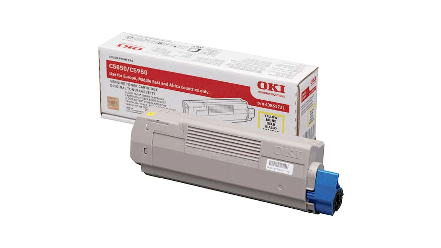 OKI 43865721 Toner gelb
