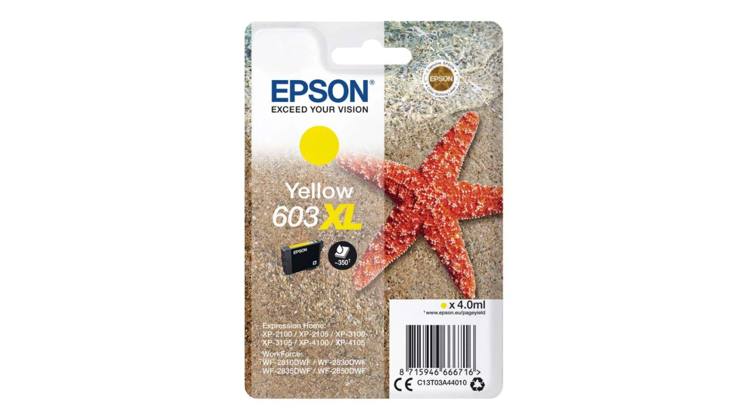 EPSON 603XL Cartouche d'encre jaune