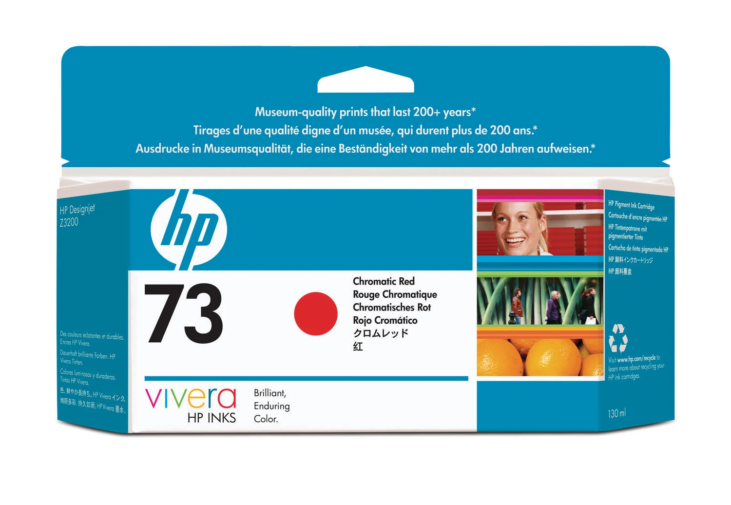 HP 73 Tintenpatrone chromatic rot