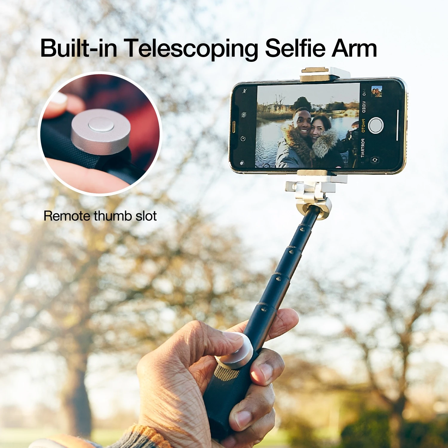 Just Mobile ShutterGrip 2 Déclencheur de l'appareil photo