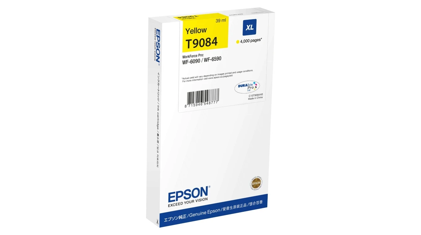 EPSON T90844N Tintenpatrone XL gelb