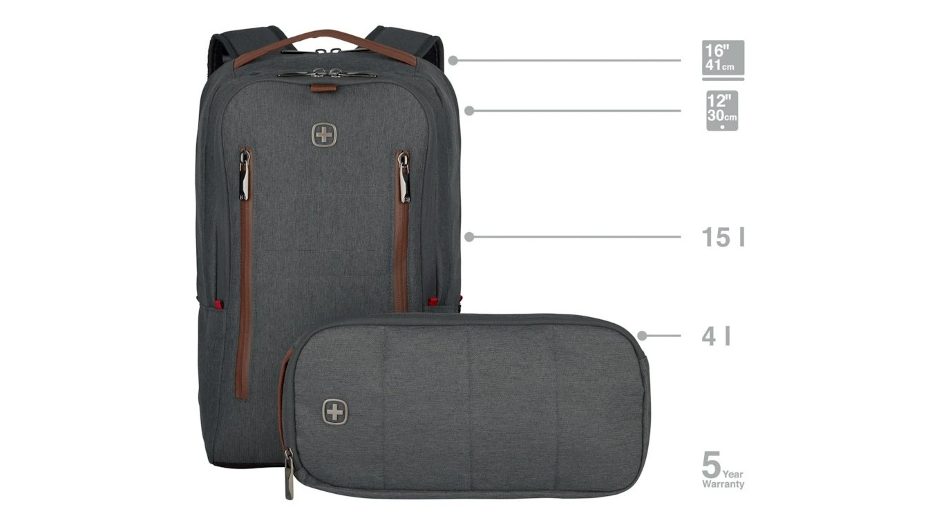 WENGER® CityUpgrade 16" Backpack & Umhängetasche