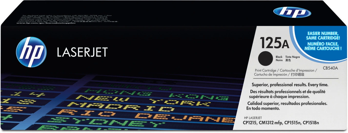 Hewlett Packard Toner noir (CB540A, 125A)