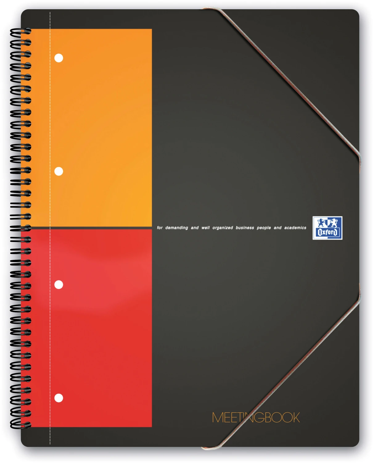 Meetingbook A4+ 5mm quadr.gris