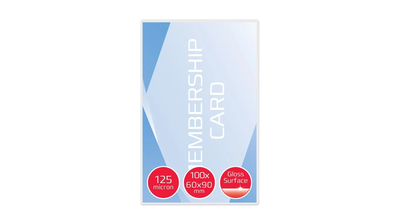 GBC Pochettes de plastification 60 x 90 mm, 125my, 100 pcs.