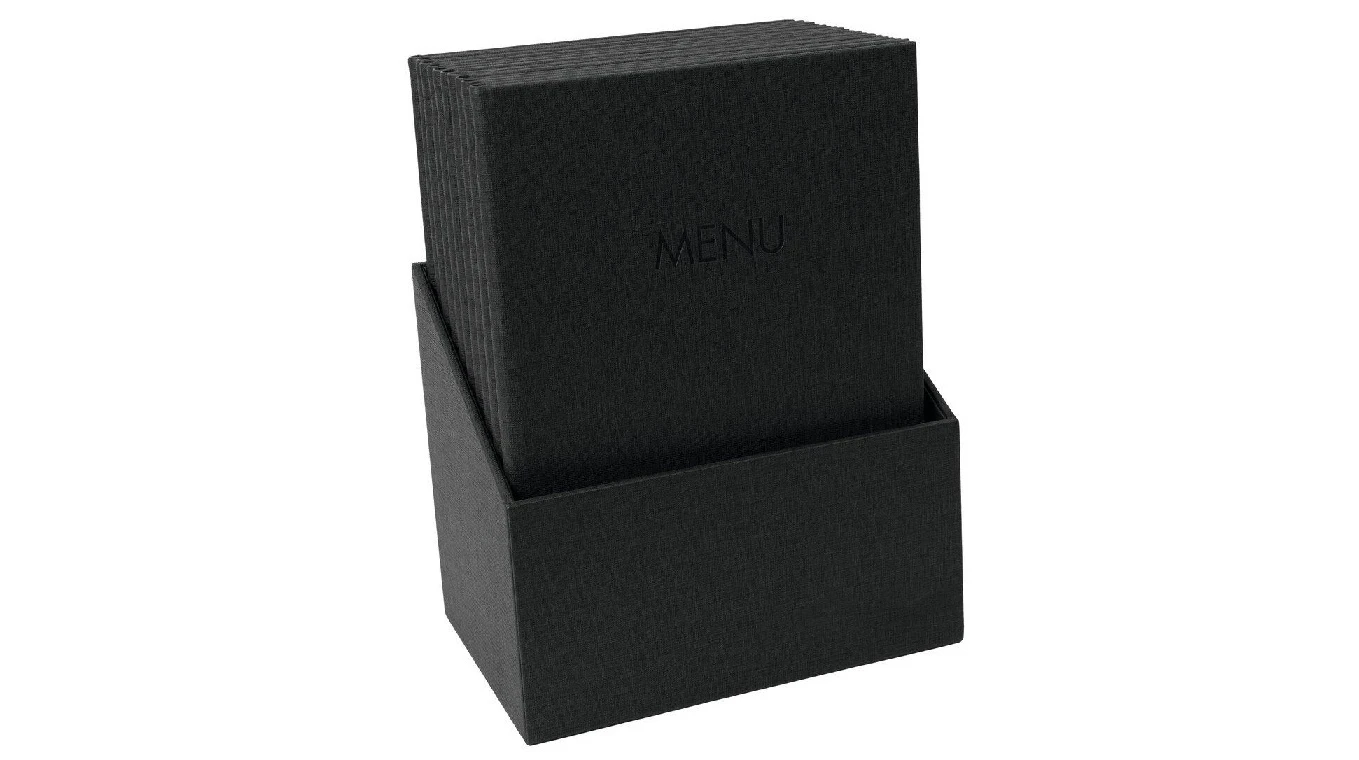 SIGEL Pochettes pour menus - avec reliure élastique - pour 8 pages