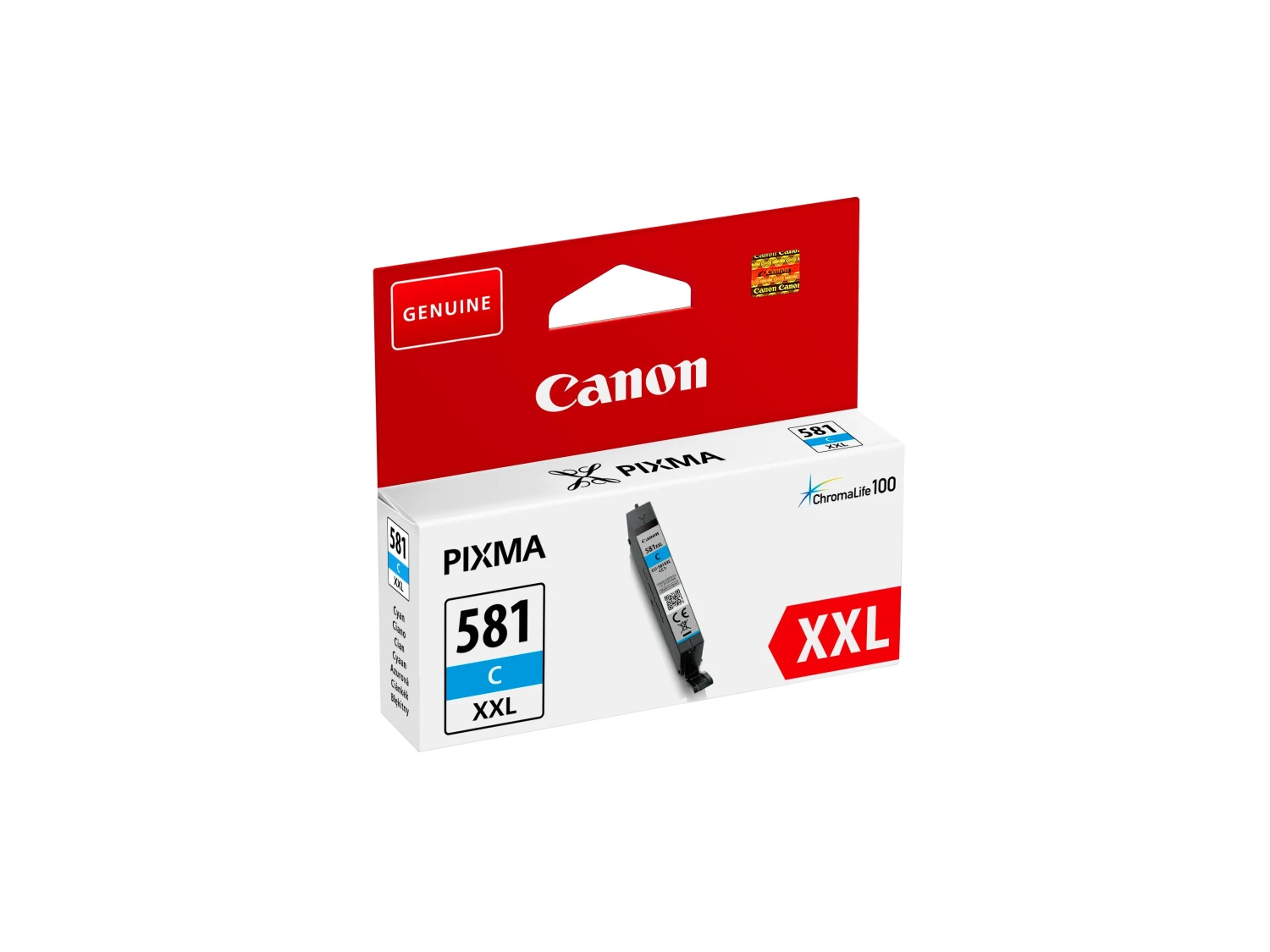 Cartouche d'encre Canon CLI-581XXL Cyan 1995C001