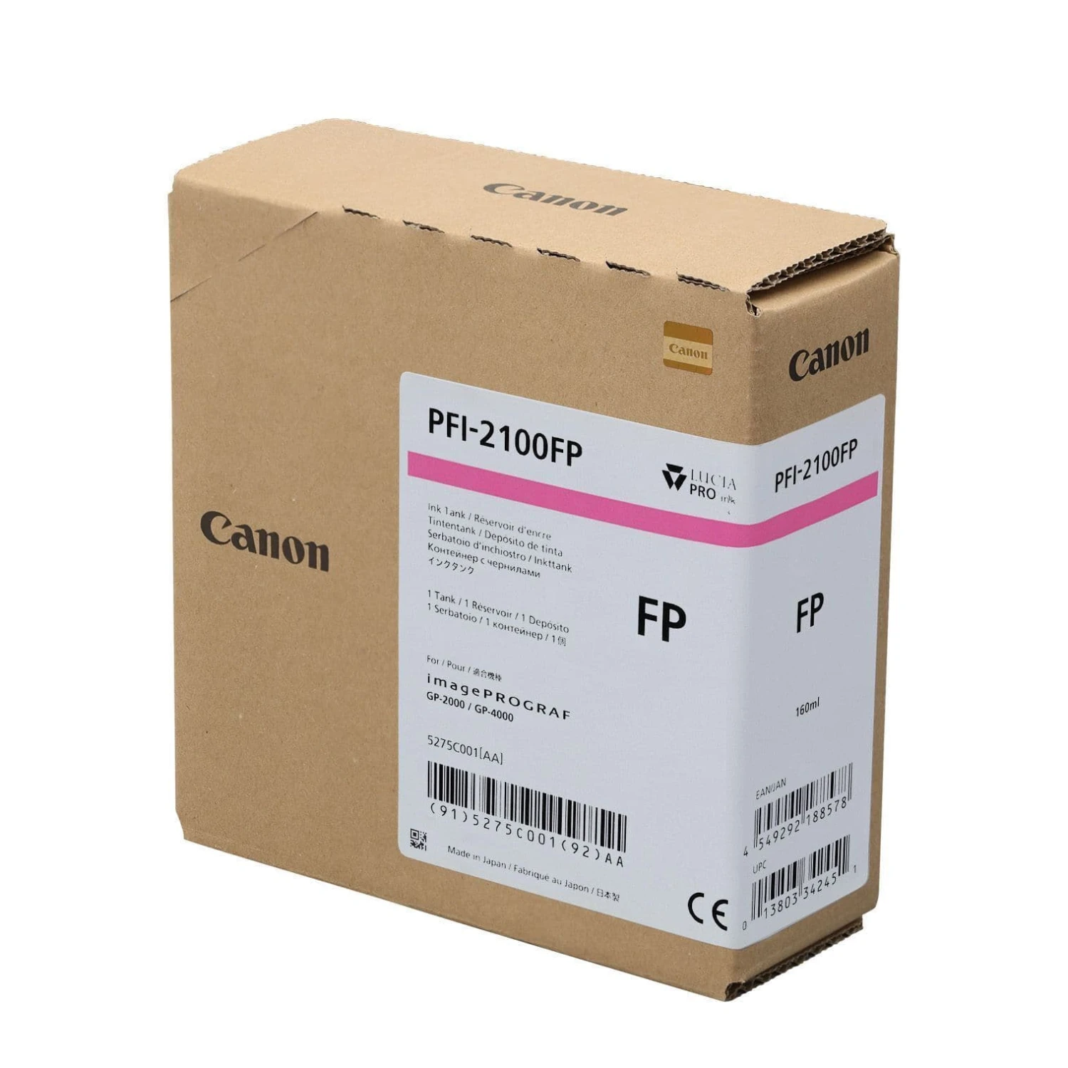 CANON PFI-2100FP Tintenpatrone fluoreszierend pink