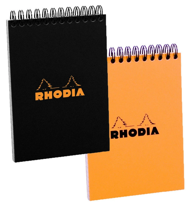 RHODIA Spiralblock orange A7