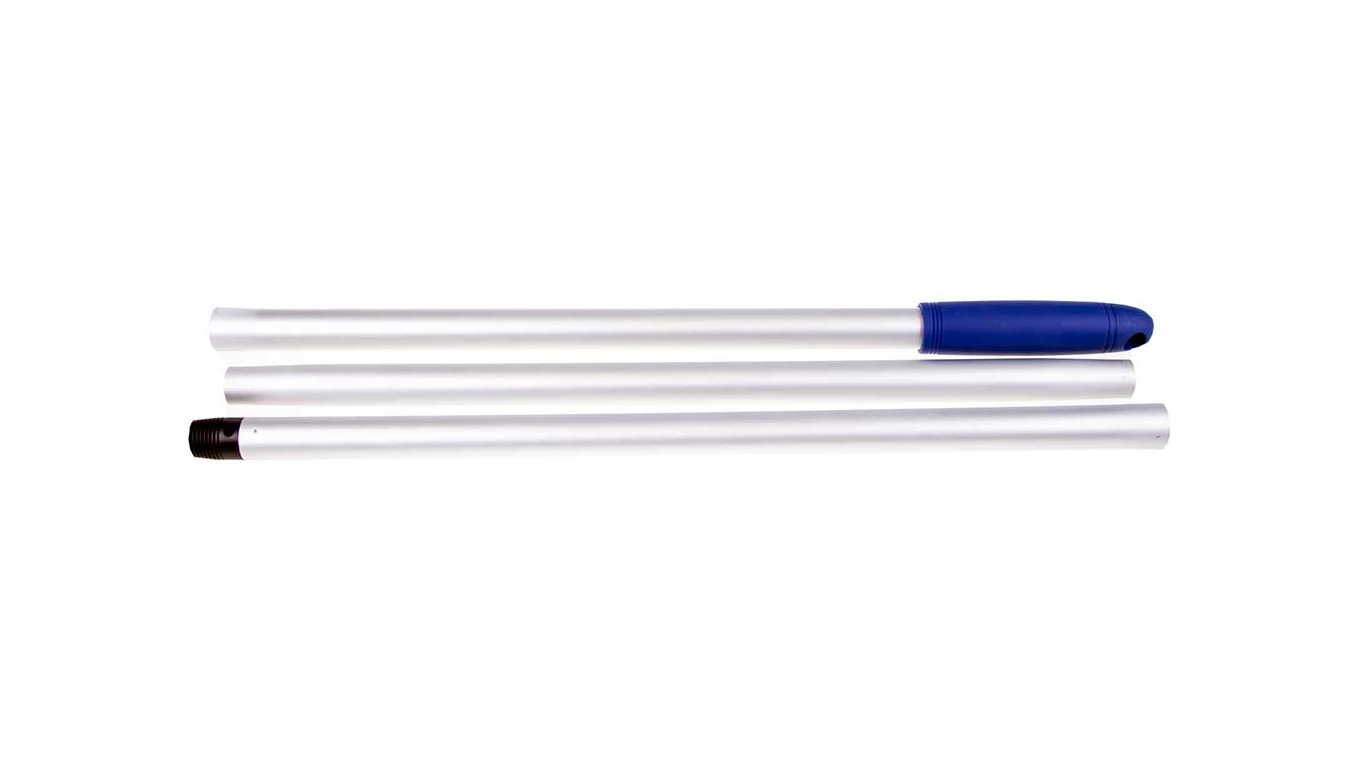 Manche en aluminium Edi Clean « Double Match » 150 cm - 3 pièces