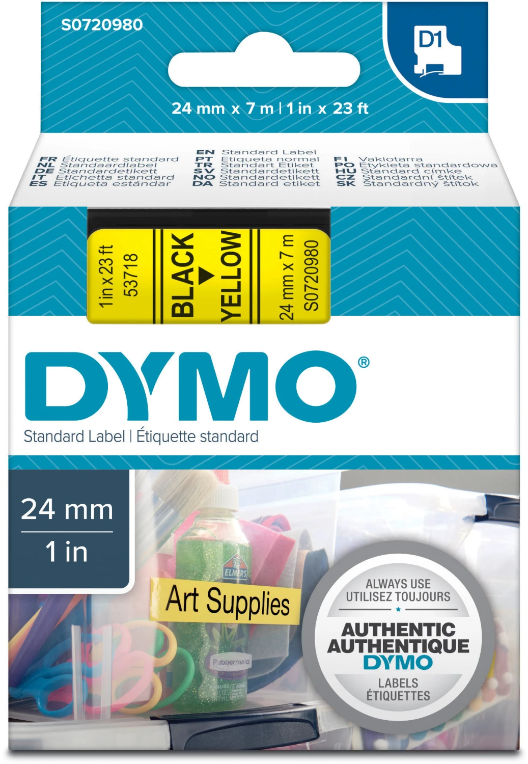 DYMO D1 Schriftband S0720980 19 mm x 7 m