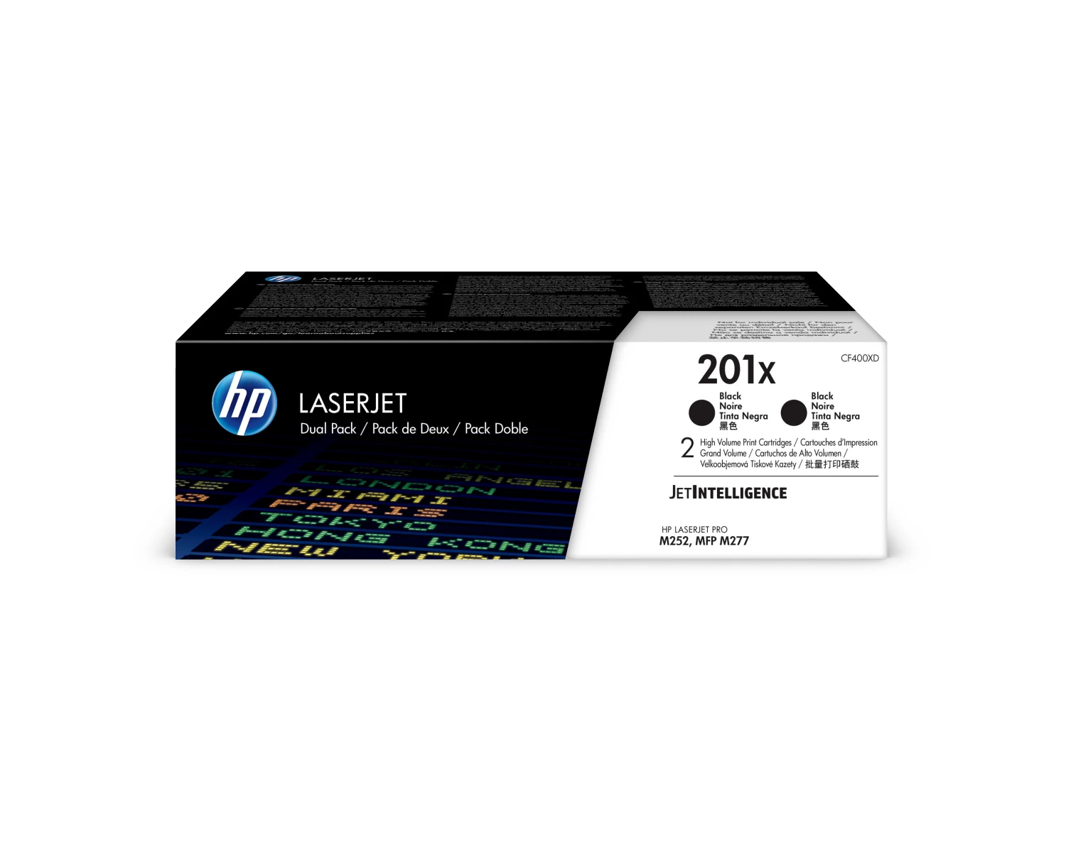 HP 201X Cartouche toner noir - 2 pièces