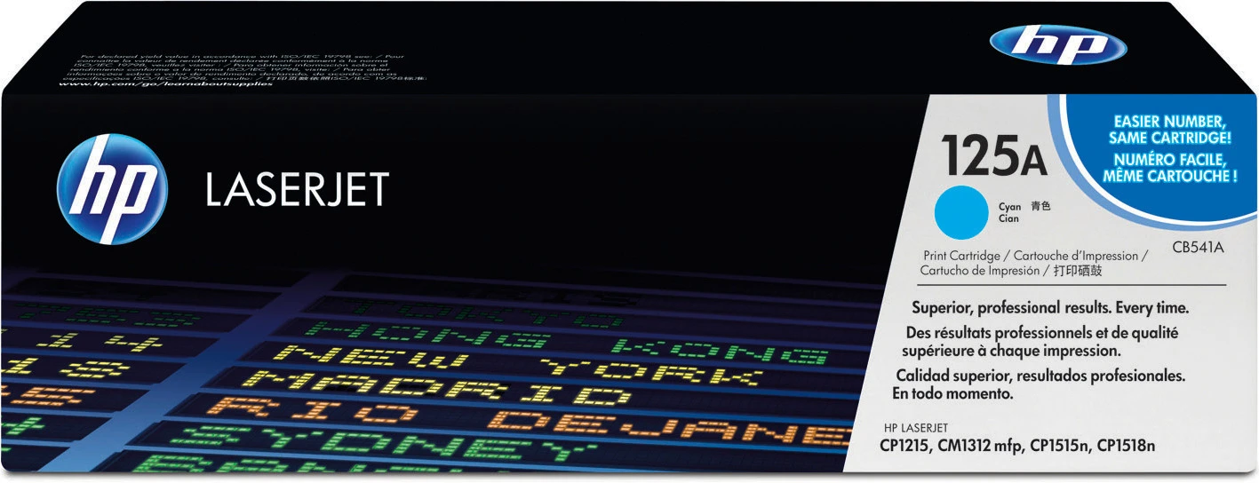 Hewlett Packard Toner cyan (CB541A, 125A)