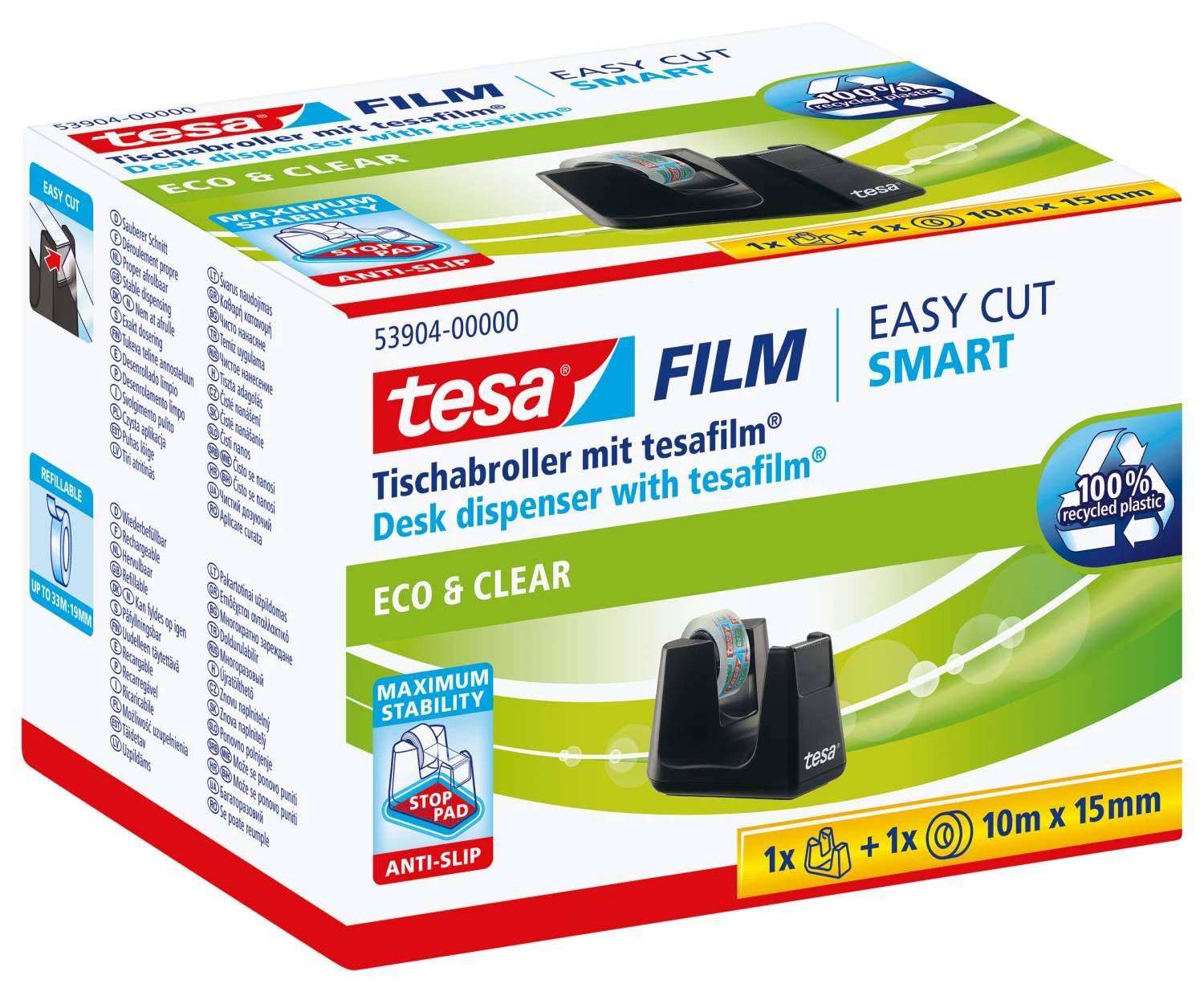 TESA Tischabroller EasyCut ecoLogo Smart