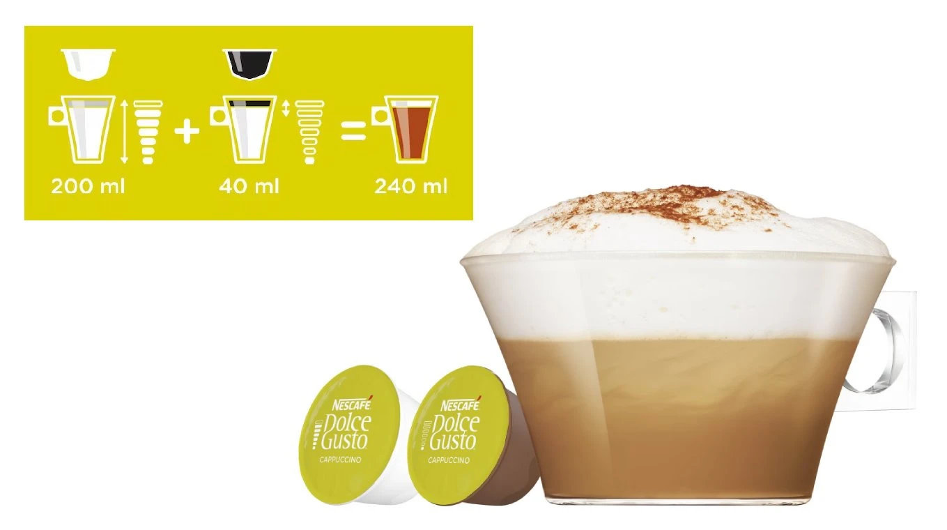 NESCAFÉ DOLCE GUSTO Kaffeekapseln Cappuccino 16 Stk.