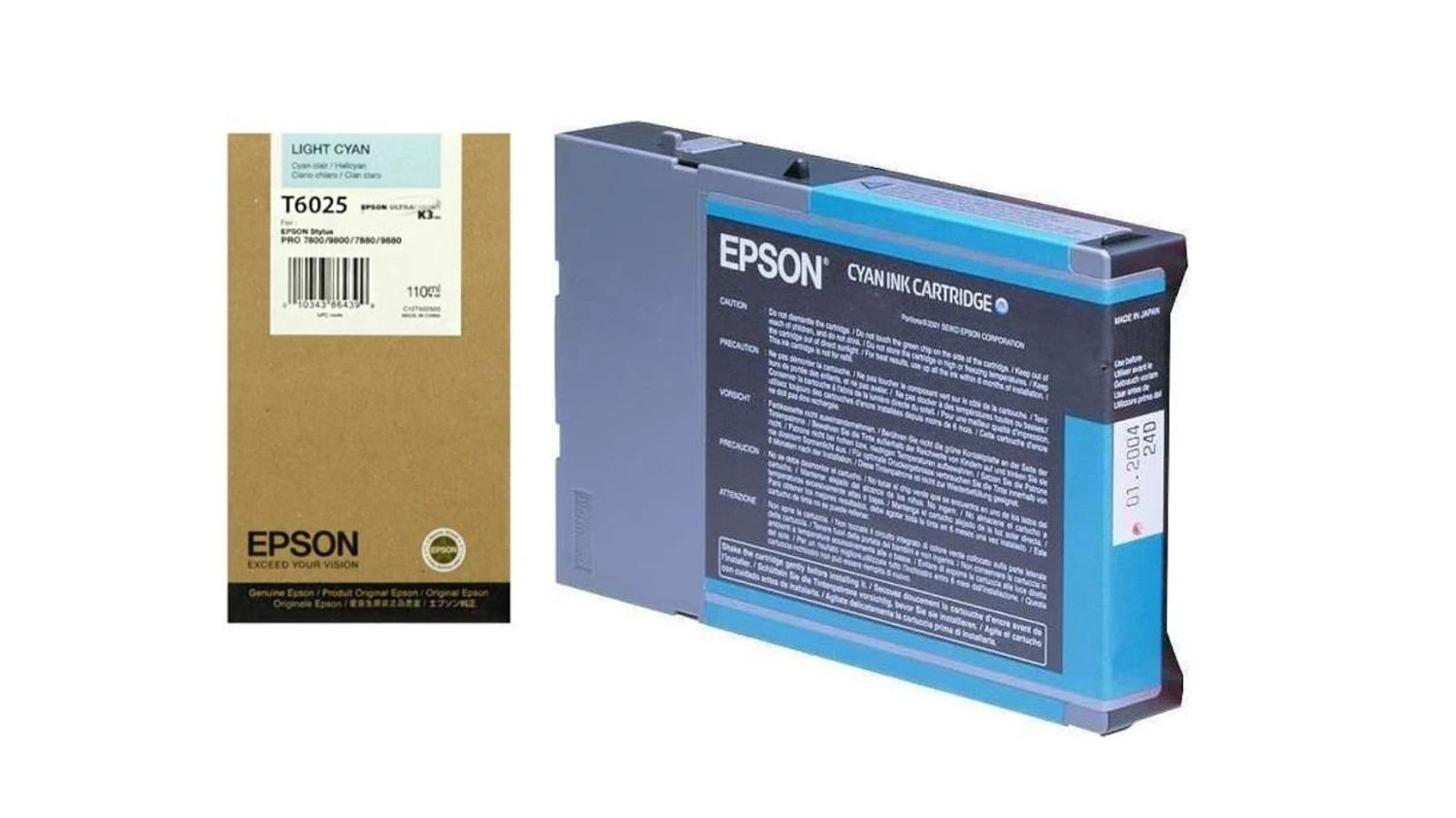 EPSON T602500 Tintenpatrone light cyan