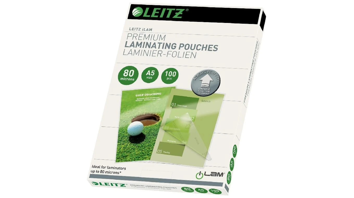 LEITZ iLAM Laminieroflie A5 glänzend, 80my, 100 Stk.