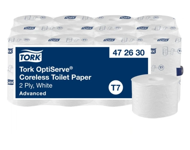 TORK Papier toilette Advanced OptiServe Midi 2 couches, 24 rouleaux